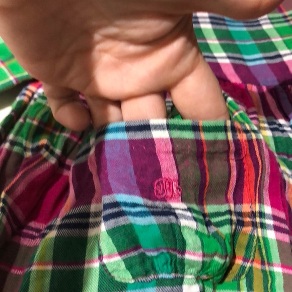 Hot pink plaid 18M dress w/bloomers worn once RL - Picture 5 of 8